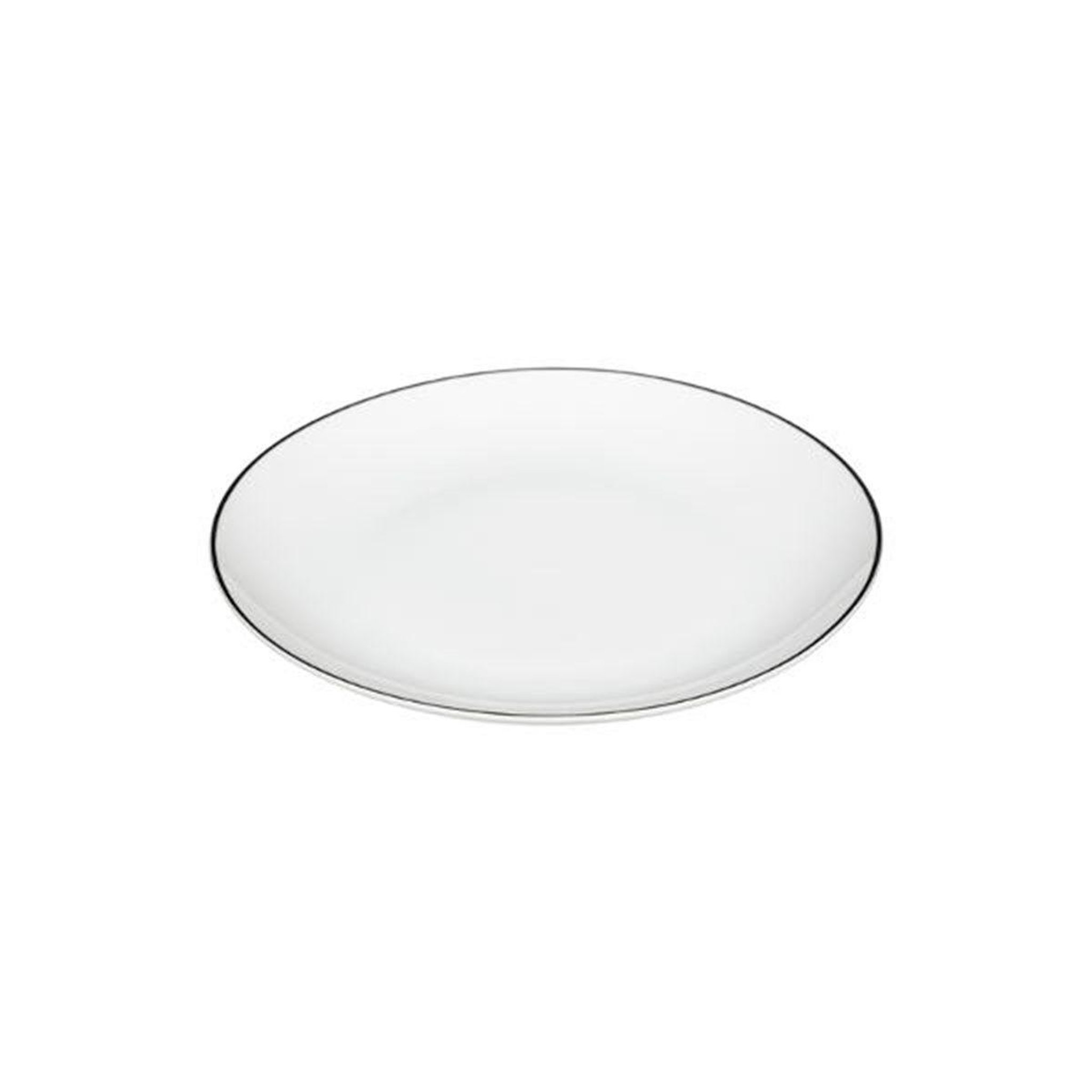 Voir la diapositive 2 : SECRET DE GOURMET Lot de 6 assiettes à dessert  tribecart  20cm blanc