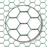 ID MARKET Enclos poulailler 3 m² parc grillagé 2,20x1,4 M acier galvanisé