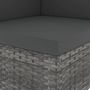 Voir la diapositive 5 : VIDAXL Canape d'angle sectionnel Resine tressee Gris