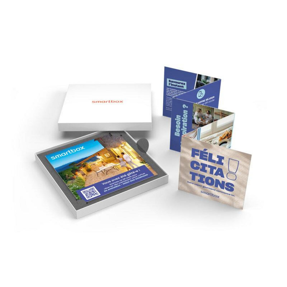 Smartbox En amoureux - Week-end gourmand - Coffret Cadeau Séjour