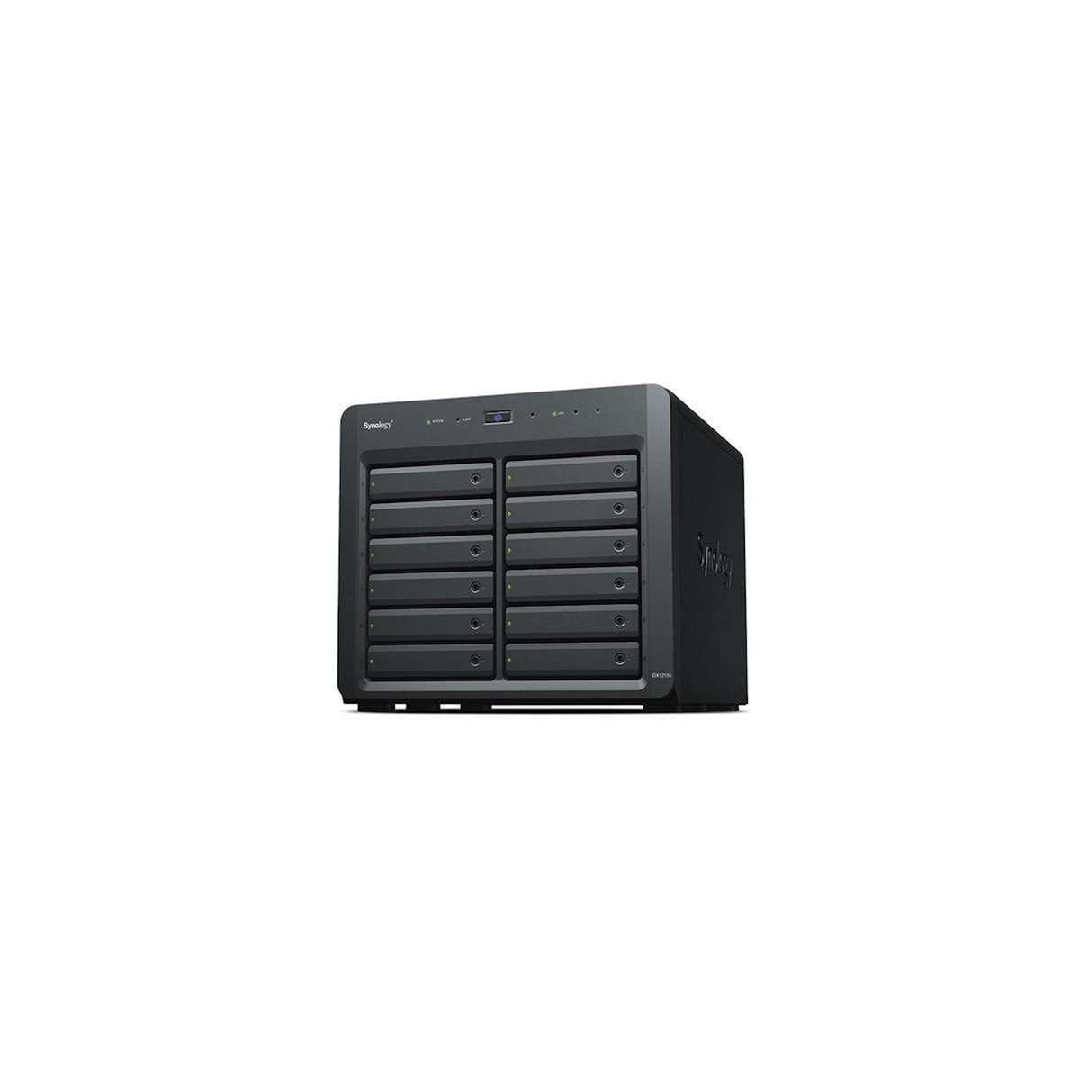 SYNOLOGY Synology DX1215II Boîtier de disques de stockage Boîtier disque dur/SSD Noir 2.5/3.5
