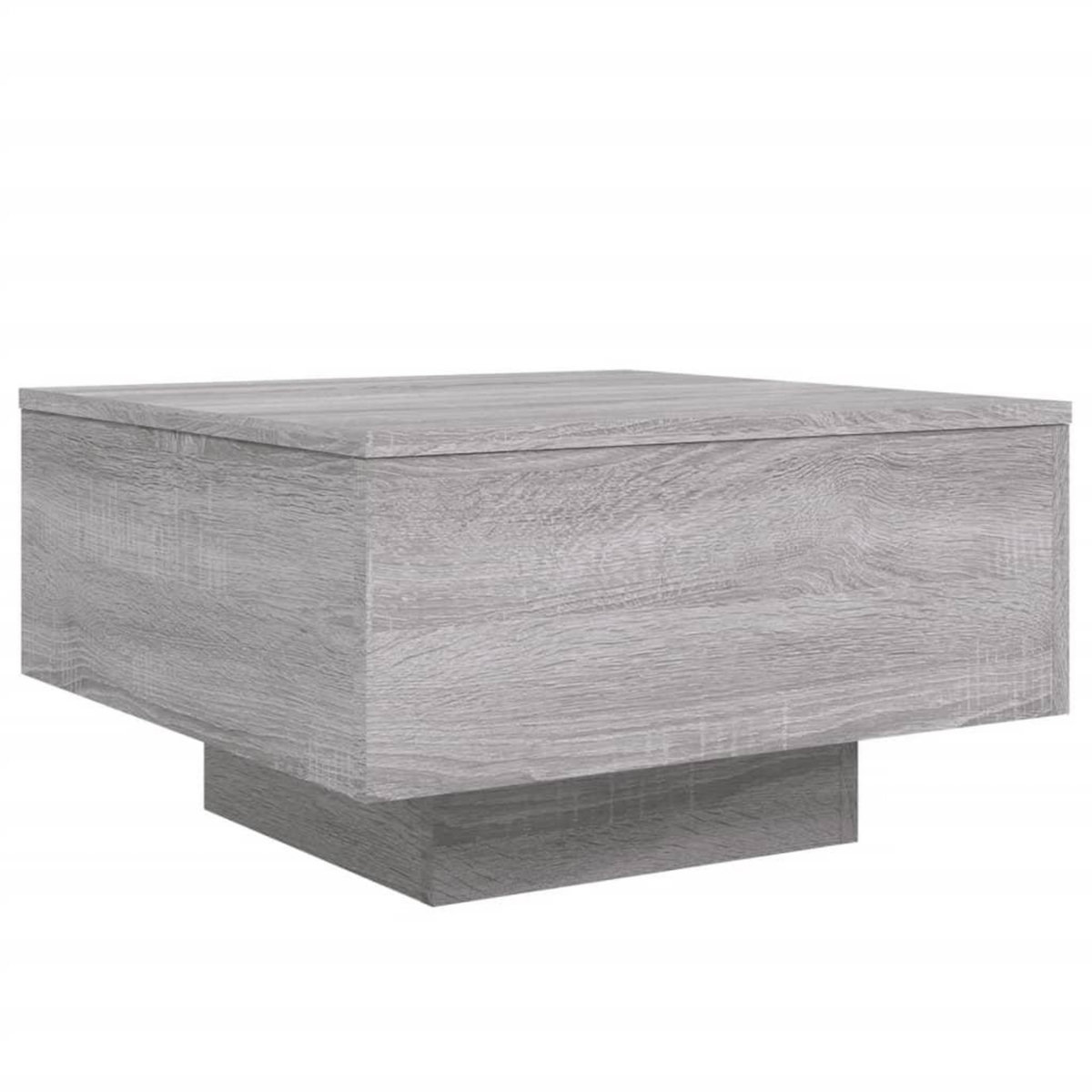VIDAXL Table basse sonoma gris 55x55x31 cm bois d'ingenierie