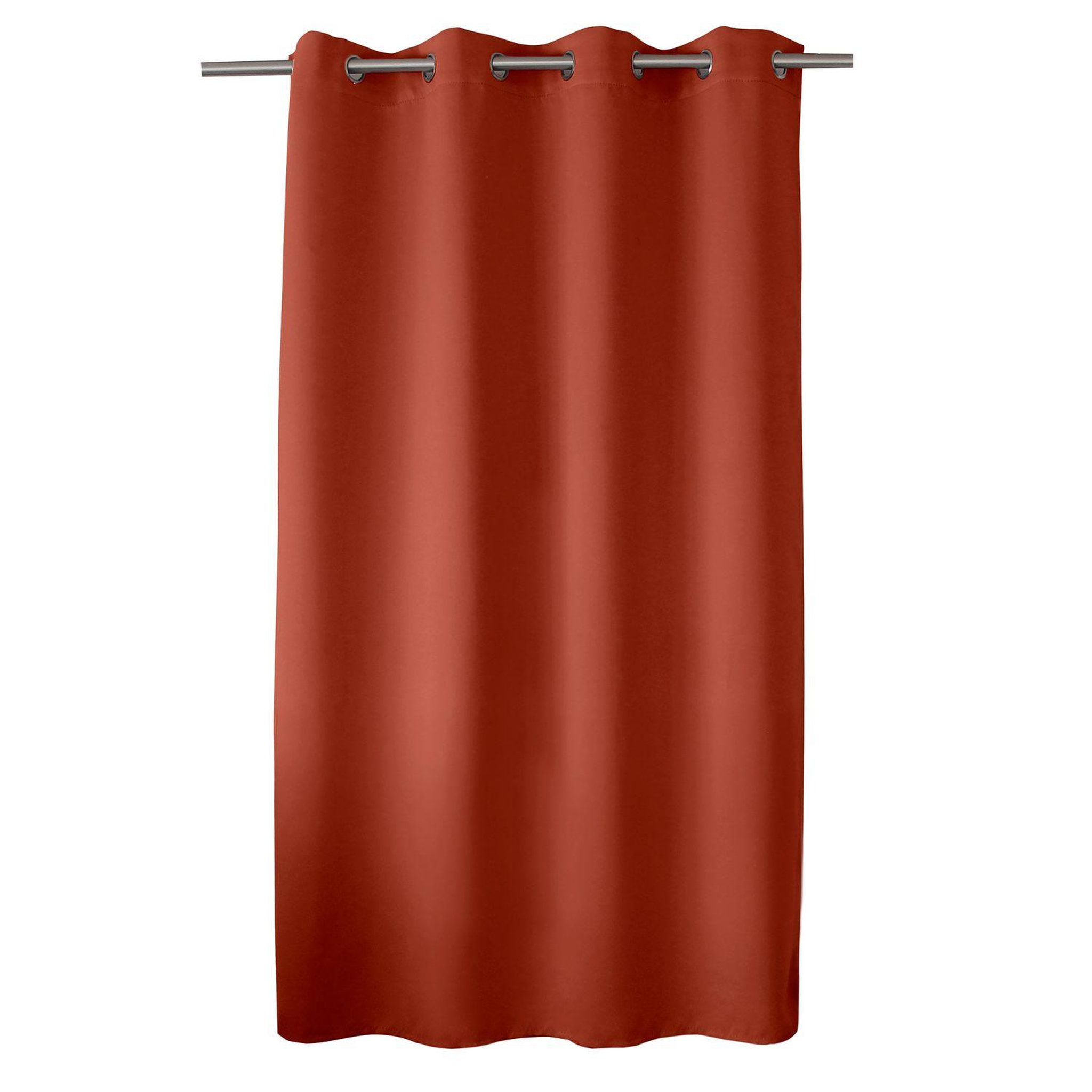 TOILINUX Rideau occultant classy - 140 x 180 cm - terre cuite