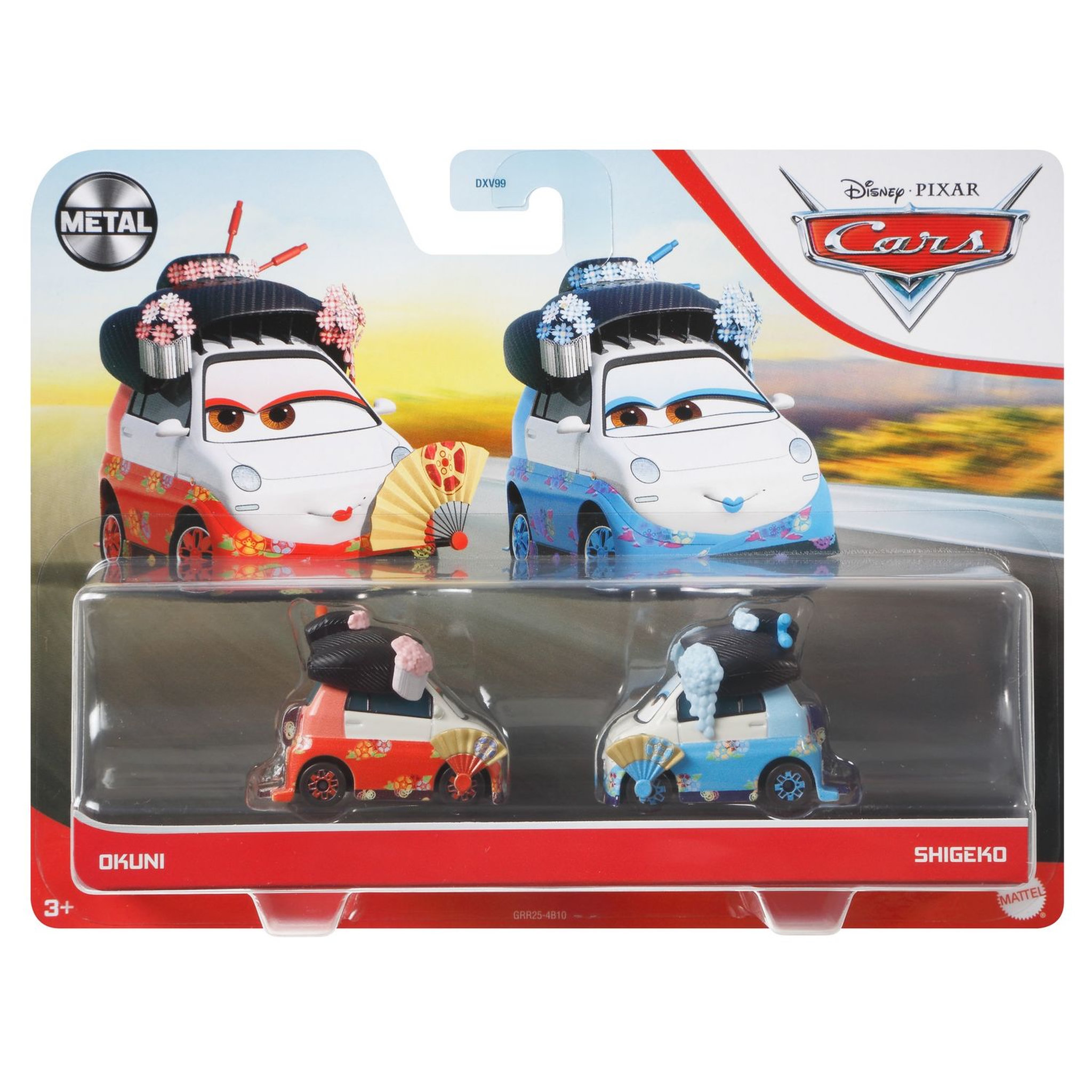 Voir la diapositive 2 : CARS Mattel Pack de 2 véhicules - Cars - Okuni et Shigeko