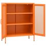 Voir la diapositive 4 : VIDAXL Armoire de rangement Orange 80x35x101,5 cm Acier