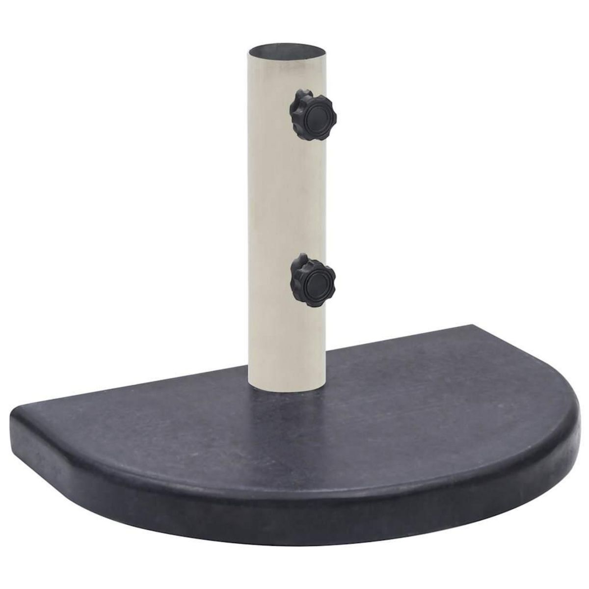 VIDAXL Socle de parasol Noir 40x28x4 cm Granite