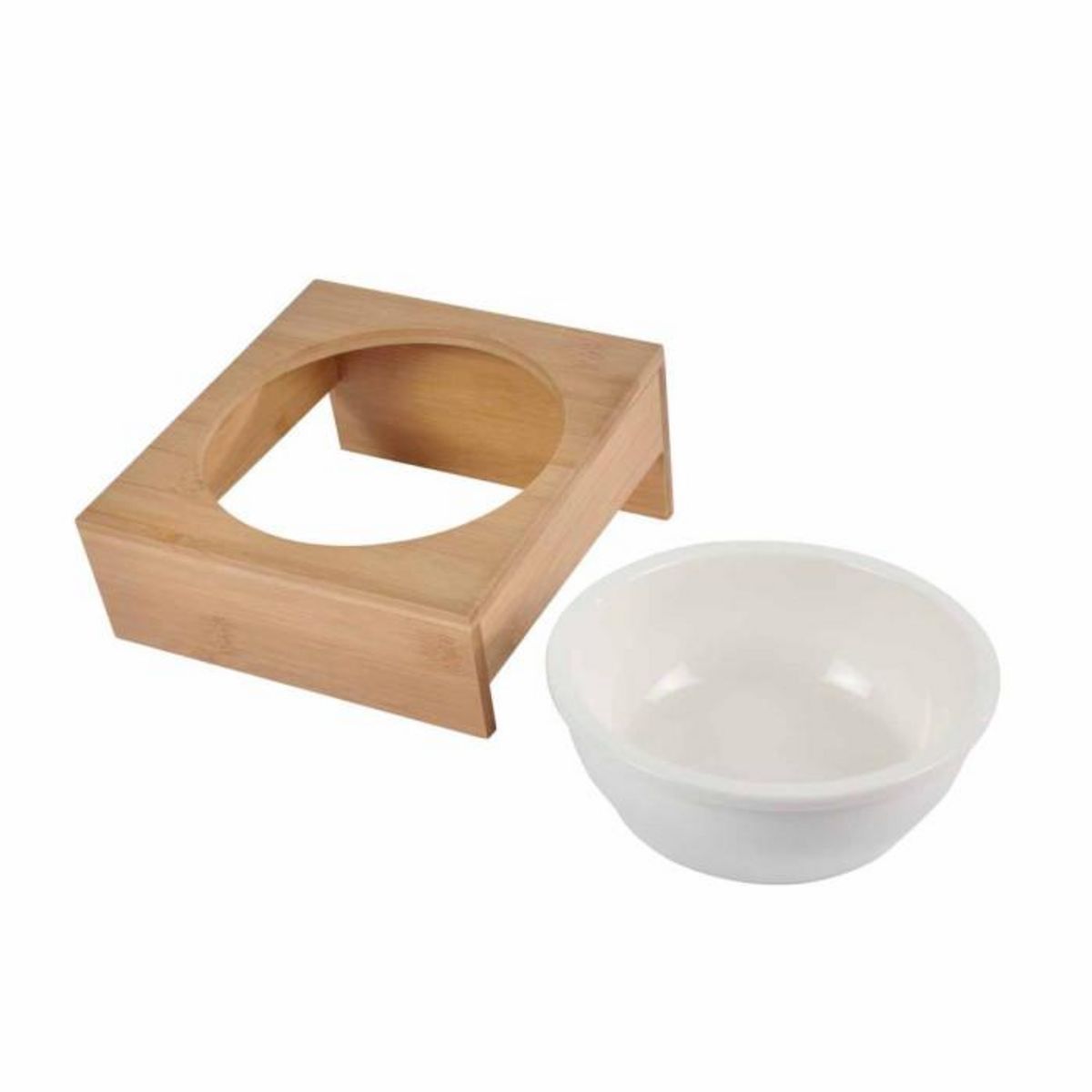 Paris Prix Gamelle pour Chien & Chat  Bambou  20cm Naturel