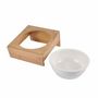 Voir la diapositive 2 : Paris Prix Gamelle pour Chien & Chat  Bambou  20cm Naturel