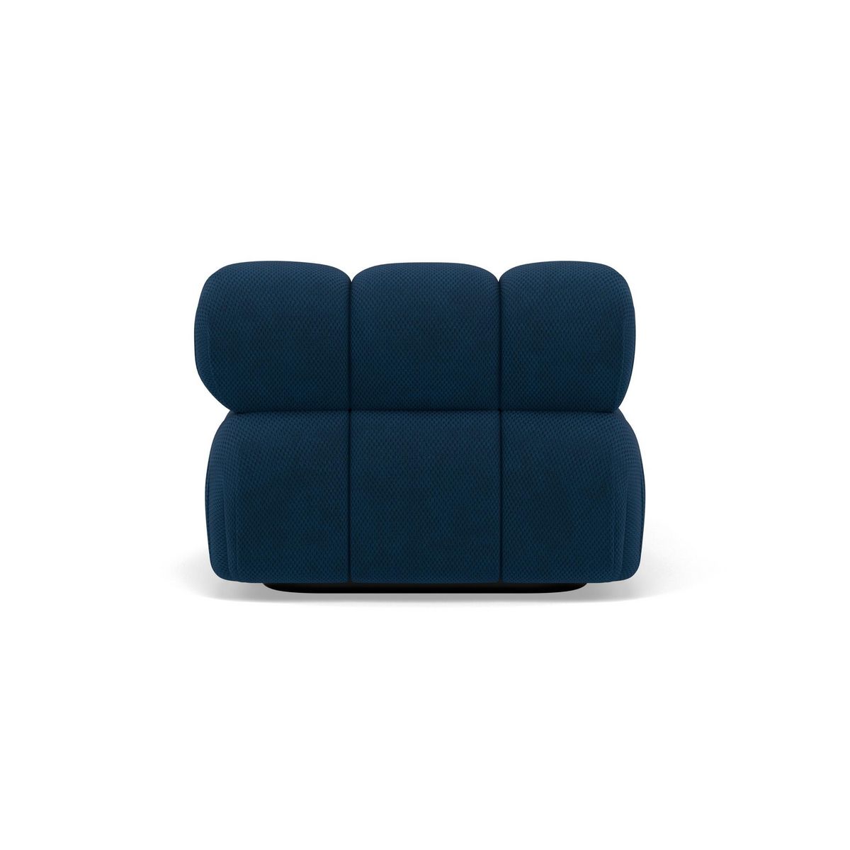 LISA DESIGN Ruby - module d'assise méridienne gauche en velours texturé