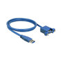 Voir la diapositive 2 : Delkin Câble USB Delock 4043619851126 Type-A 3.0 Bleu