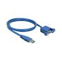 Voir la diapositive 2 : Delkin Câble USB Delock 4043619851126 Type-A 3.0 Bleu
