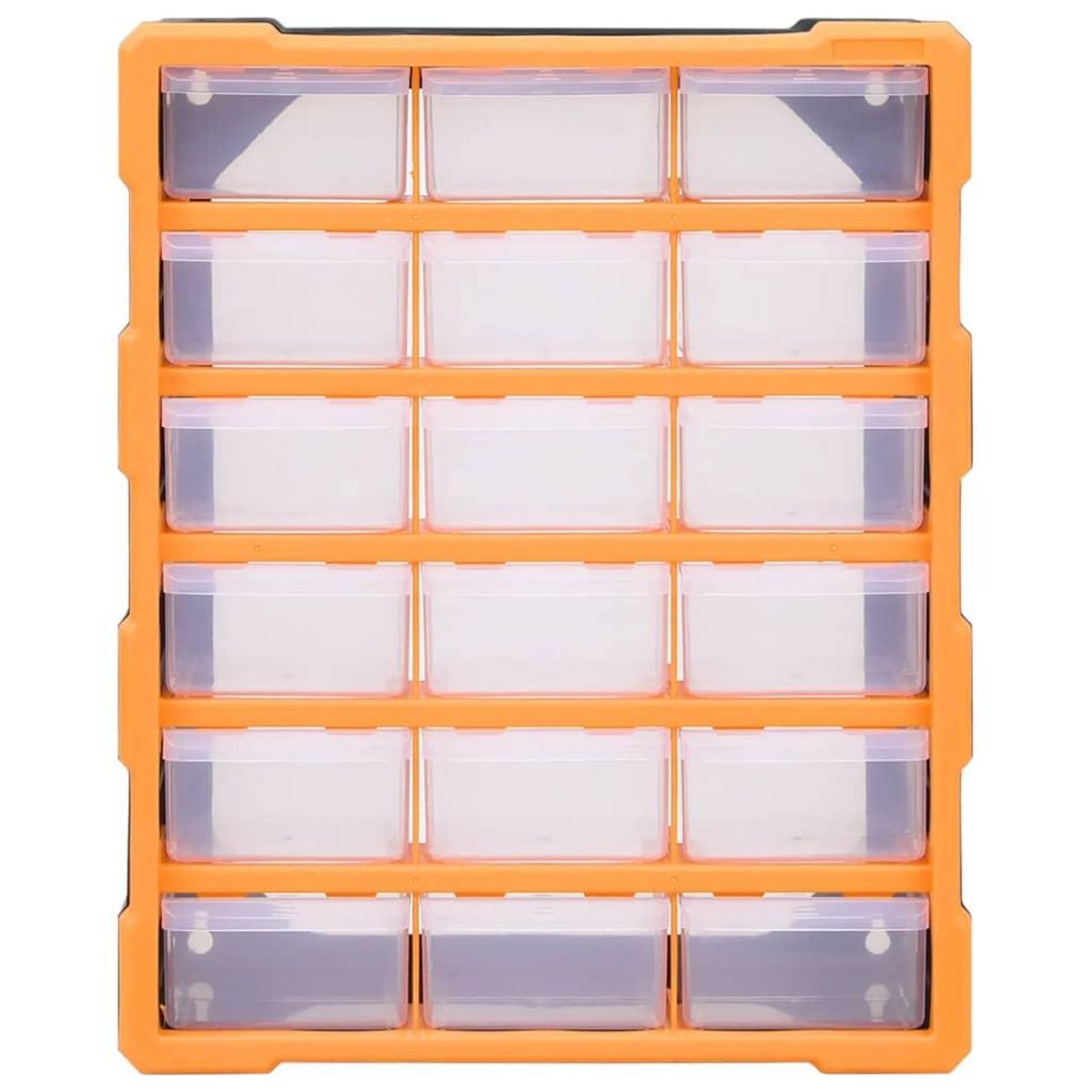 VIDAXL Organisateur multi-tiroirs avec 18 tiroirs centraux 38x16x47 cm