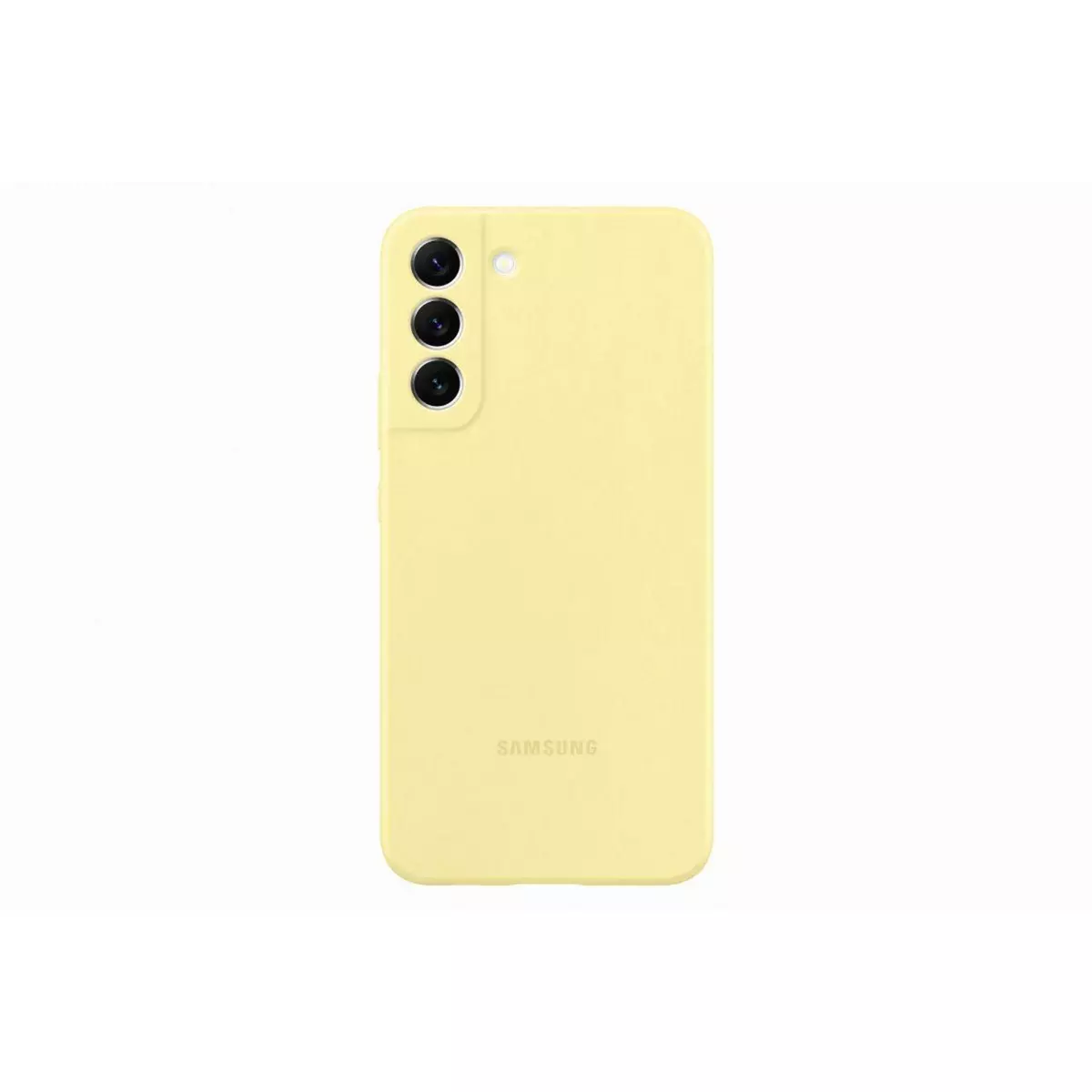 Samsung Coque S22+ Silicone jaune