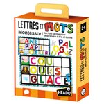 HEADU Jeu découverte Headu Lettres et Mots Montessori