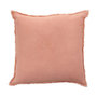 Voir la diapositive 1 : Paris Prix Coussin Déco Carré  Faded  45x45cm Rose Pêche