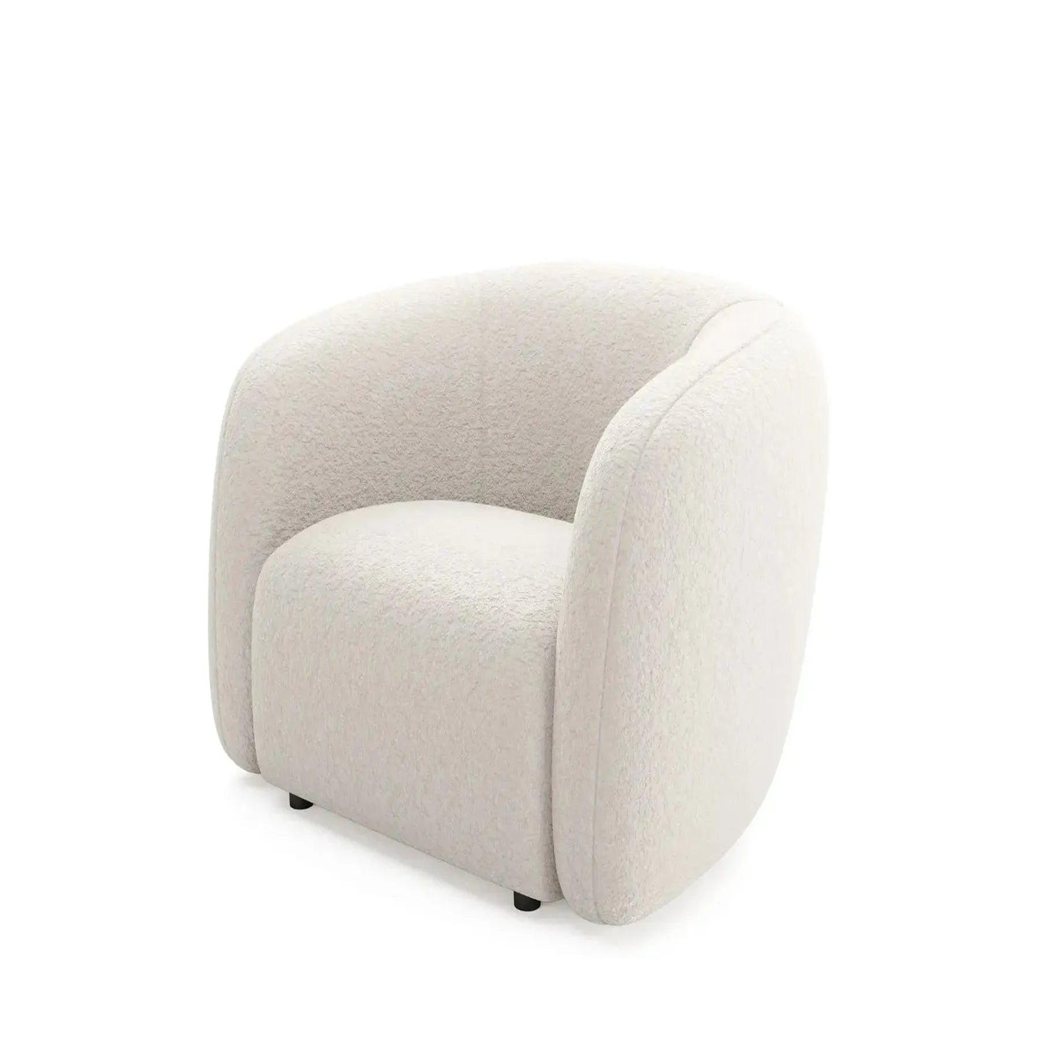 Voir la diapositive 4 : CASANOVA PARIS Bahia - fauteuil tissu bouclette