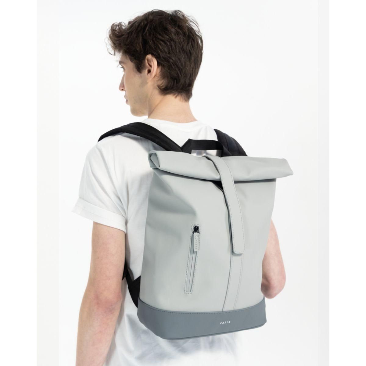 CASYX Sac à dos Modèle TORNADO Medium Gris Givré