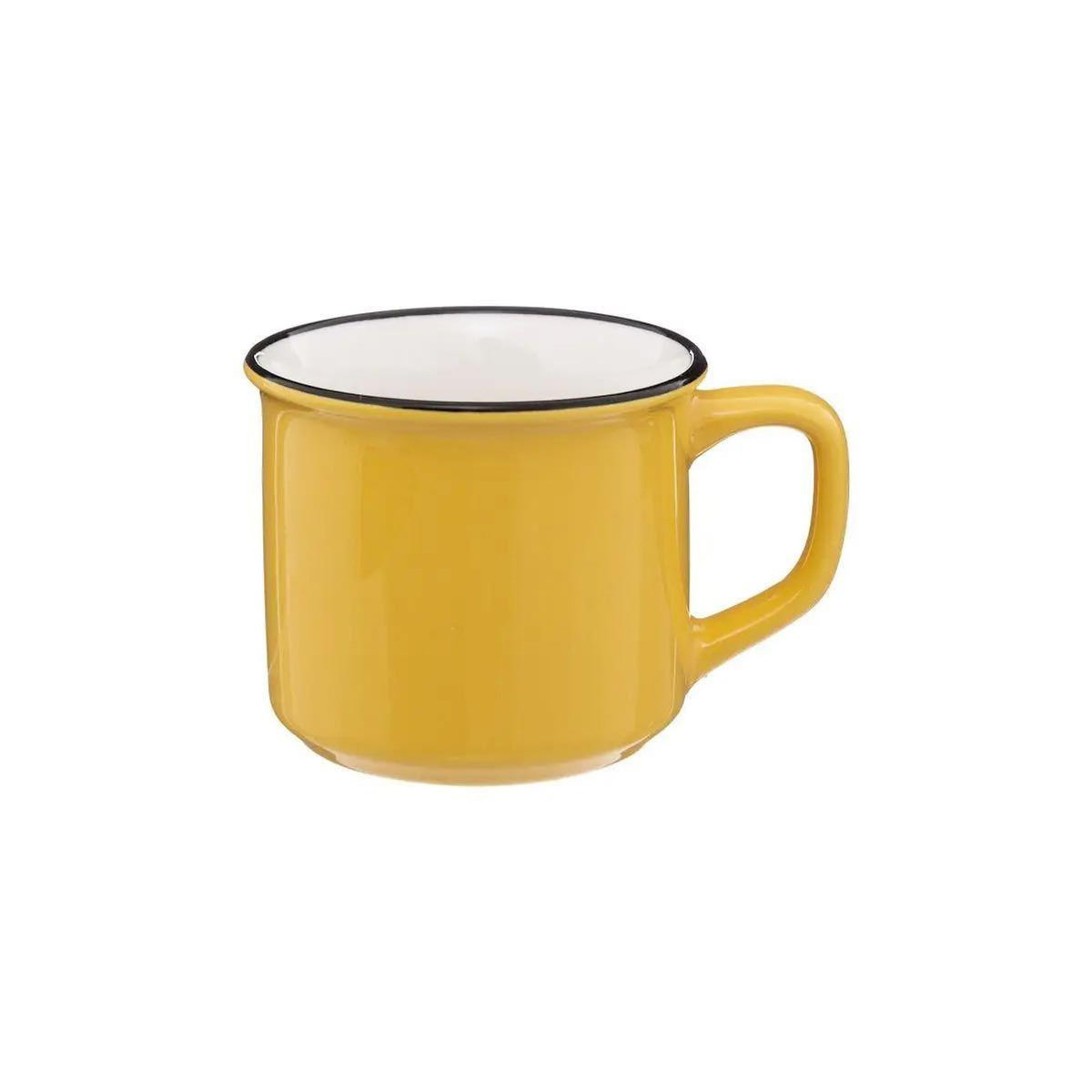 SECRET DE GOURMET Lot de 4 Mugs sur Rack  Happy Pop  14cl Multicolore