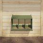 Voir la diapositive 2 : VIDAXL Nichoir a poules avec 3 compartiments vert olive metal