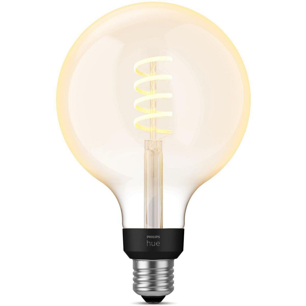 Philips Ampoule LED connectée HUE White Ambiance E27 Globe G. Filament