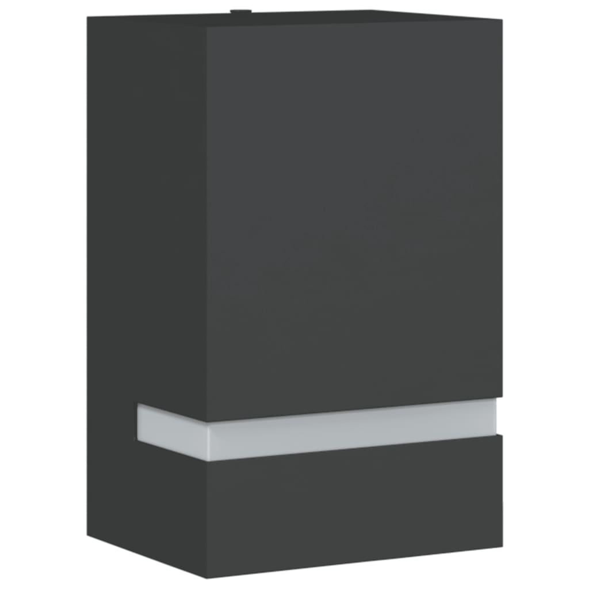 Voir la diapositive 2 : VIDAXL Applique murale d'exterieur noir acier inoxydable