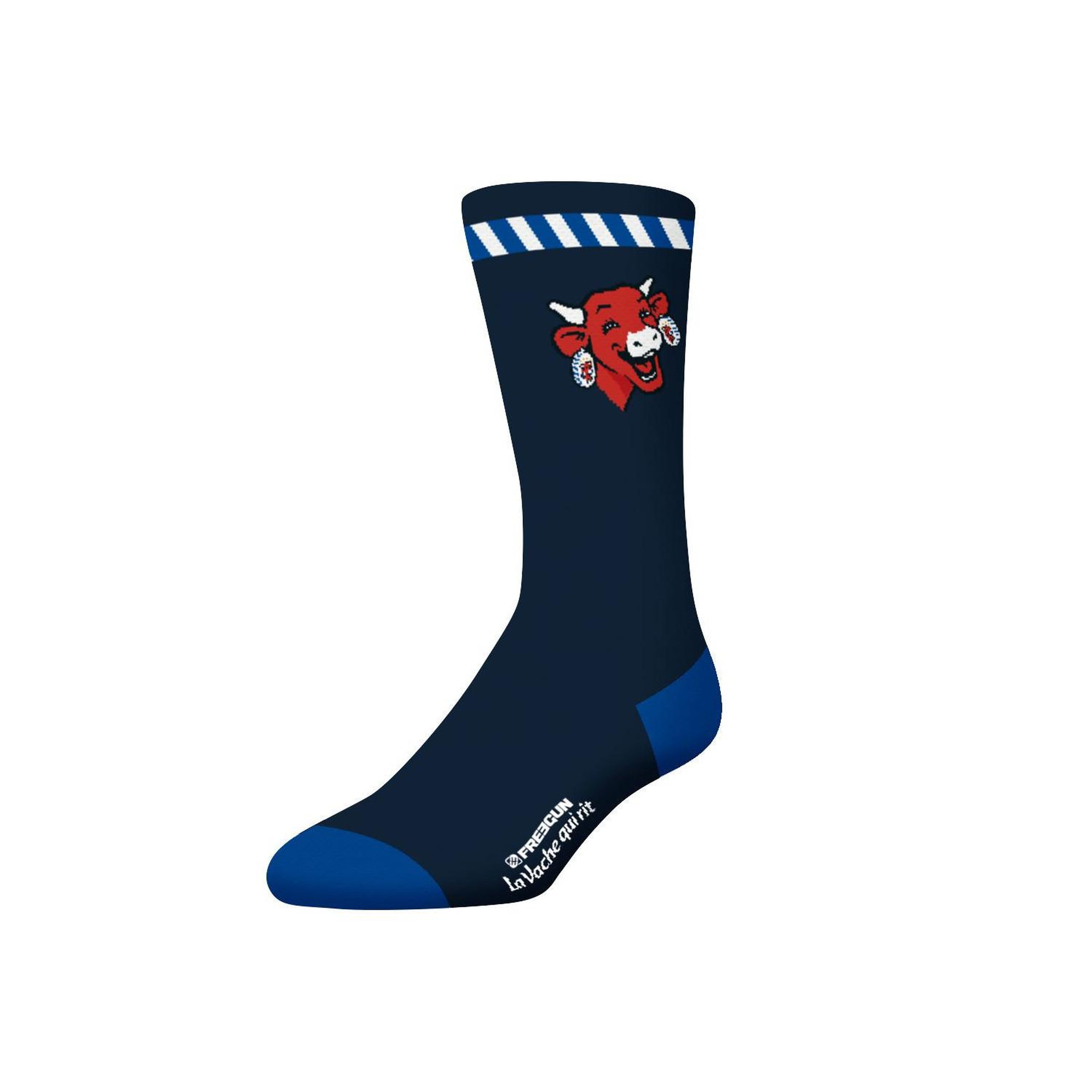 Voir la diapositive 4 : FREEGUN Lot de 4 paires de chaussettes homme la vache qui rit