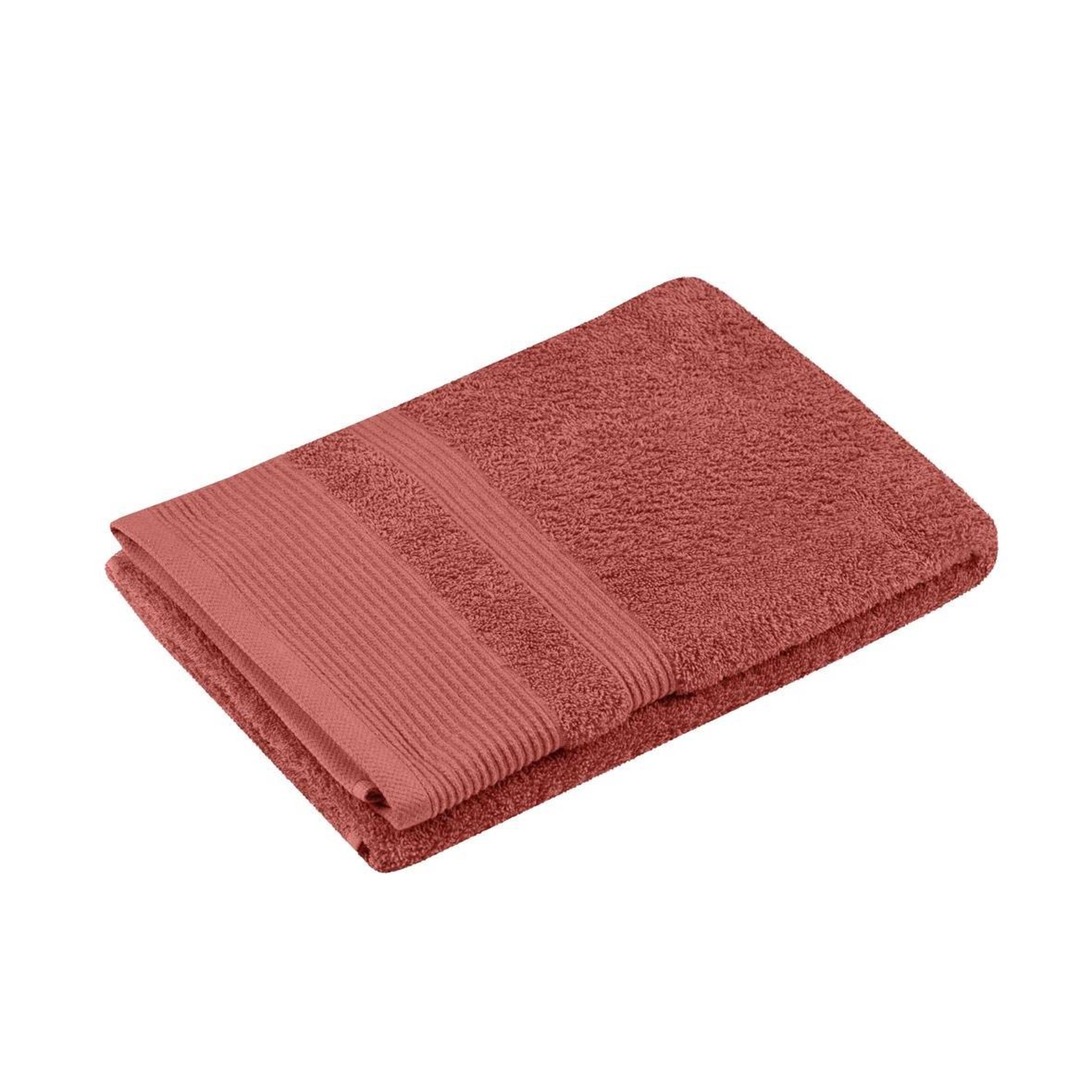 Eden Serviette de toilette en coton lilas. Coloris disponibles : Rose, Orange, Gris, Bleu