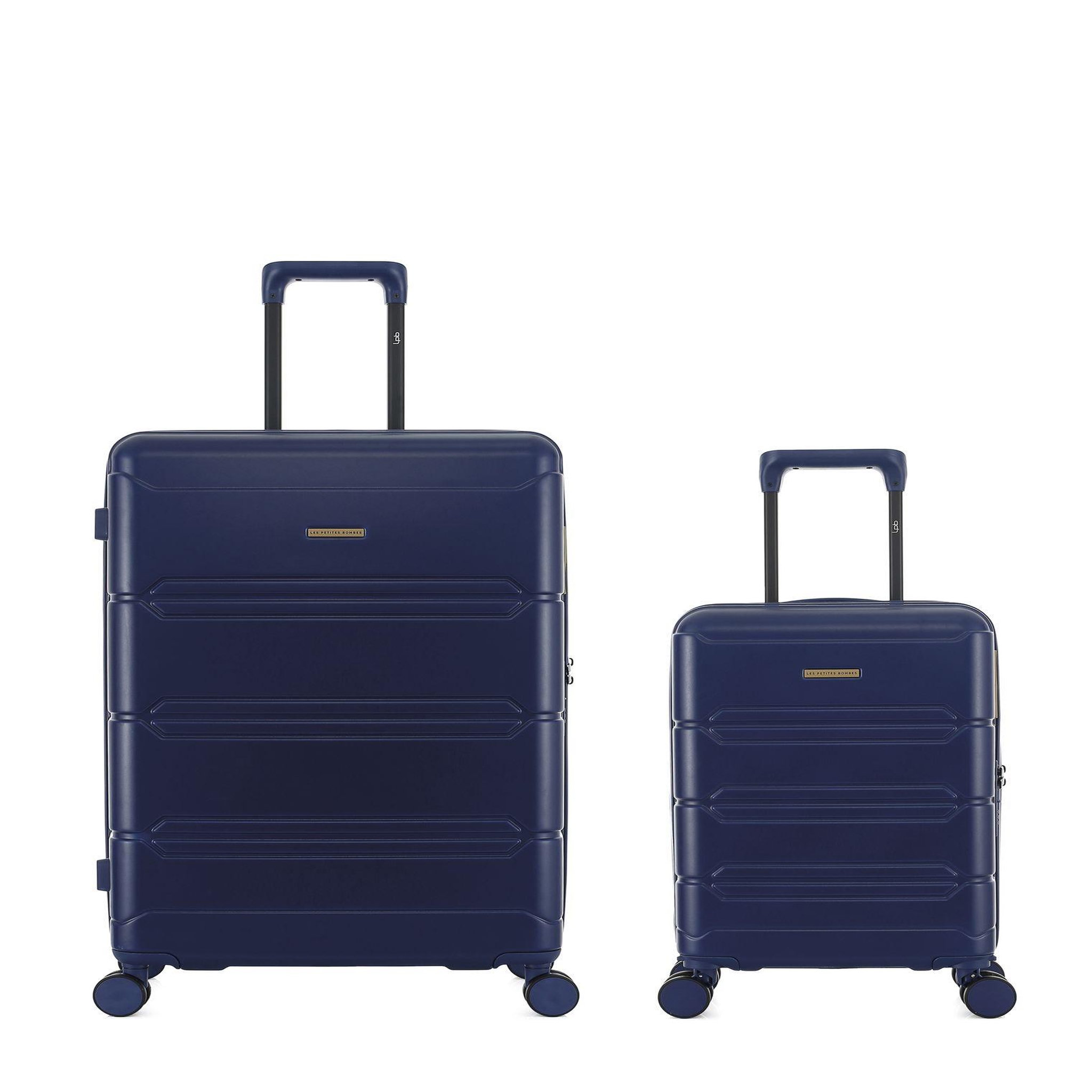 LES P'TITES BOMBES LPB Lot de 2 Valises Rigides Grand Format et Cabine XS LYNDA
