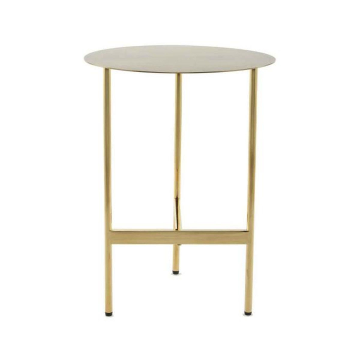 Paris Prix Table d'Appoint Ronde Design  Pema  54cm Or