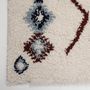 Voir la diapositive 2 : ATMOSPHERA Tapis Déco Imprimé  Berbère  60x110cm Ivoire & Bleu