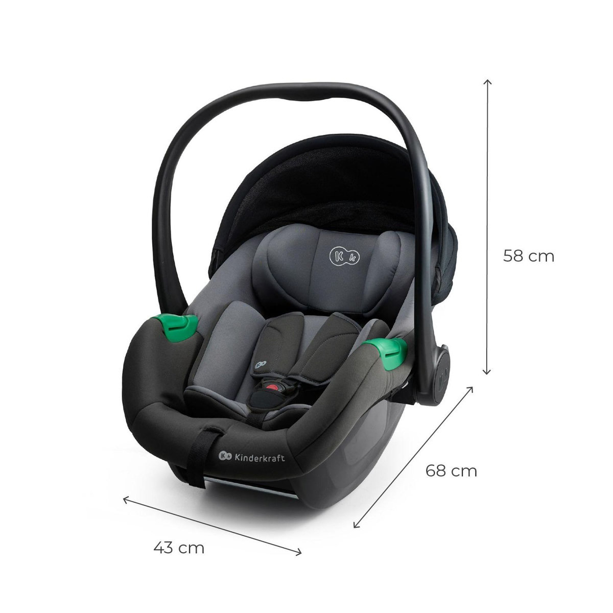 KINDERKRAFT Siège auto isofix bébé sécurisé