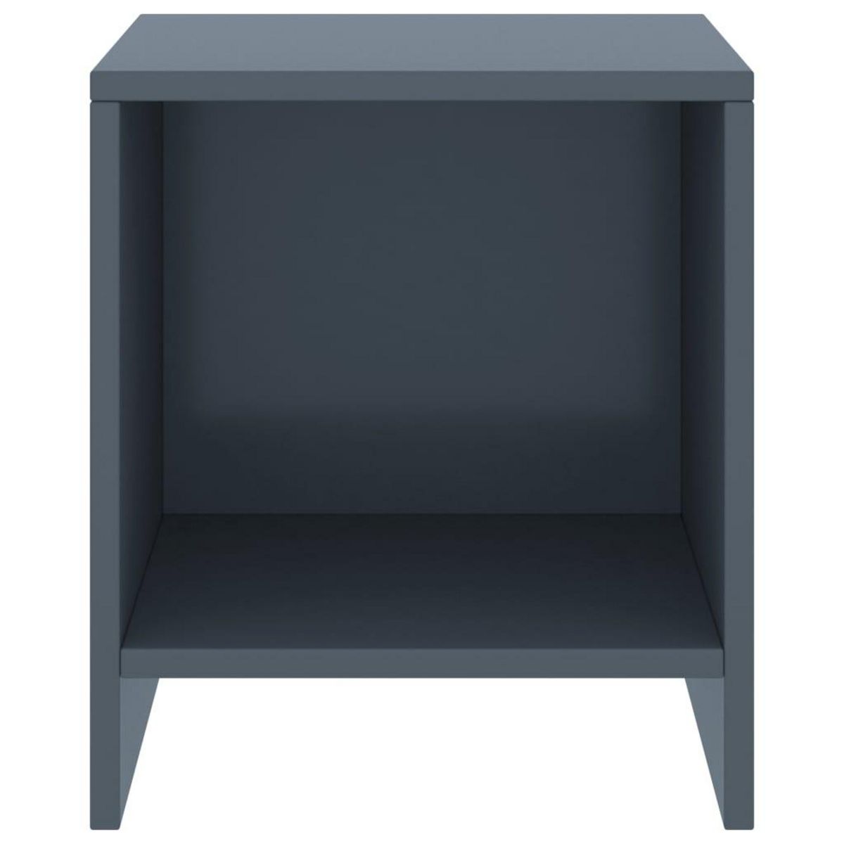 VIDAXL Tables de chevet 2 pcs Gris clair 35x30x40cm Bois de pin massif