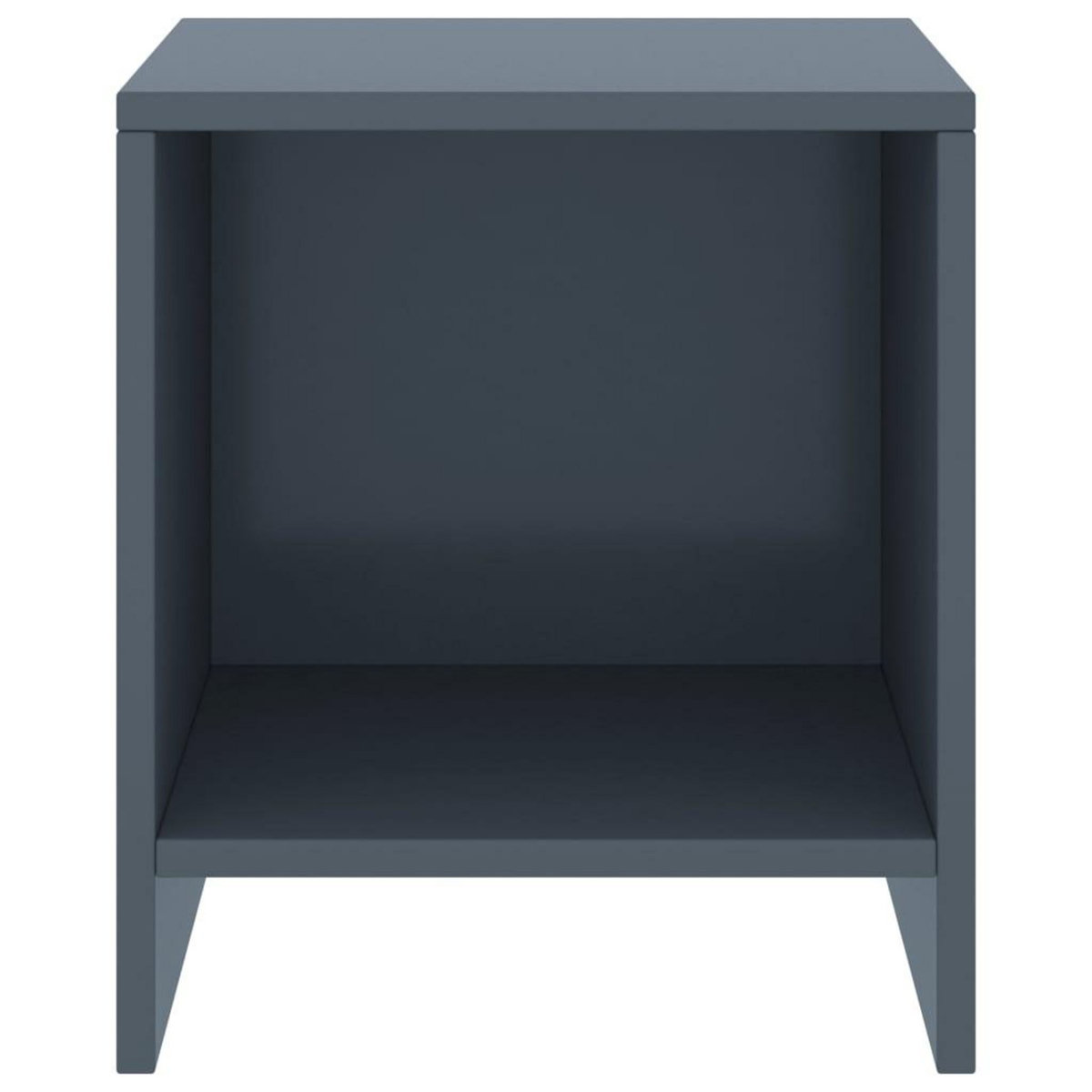 VIDAXL Tables de chevet 2 pcs Gris clair 35x30x40cm Bois de pin massif