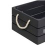 Voir la diapositive 3 : ATMOSPHERA Lot de 3 cagettes en Bois  Denys  35cm Gris