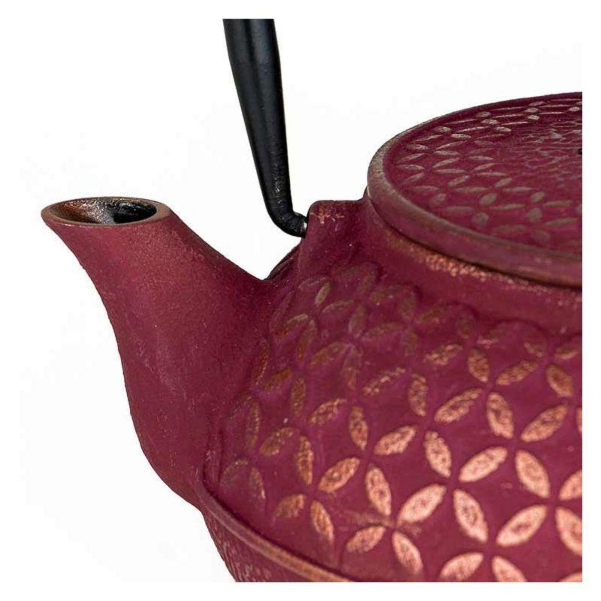 Aromandise Théière en fonte Tsubaki rose - 600 ml