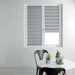 Paris Prix Store Enrouleur Jour Nuit  Daynight  45x180cm Gris