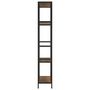 Voir la diapositive 4 : VIDAXL Etagere a livres 80x30x180 cm Acier et bois d'ingenierie
