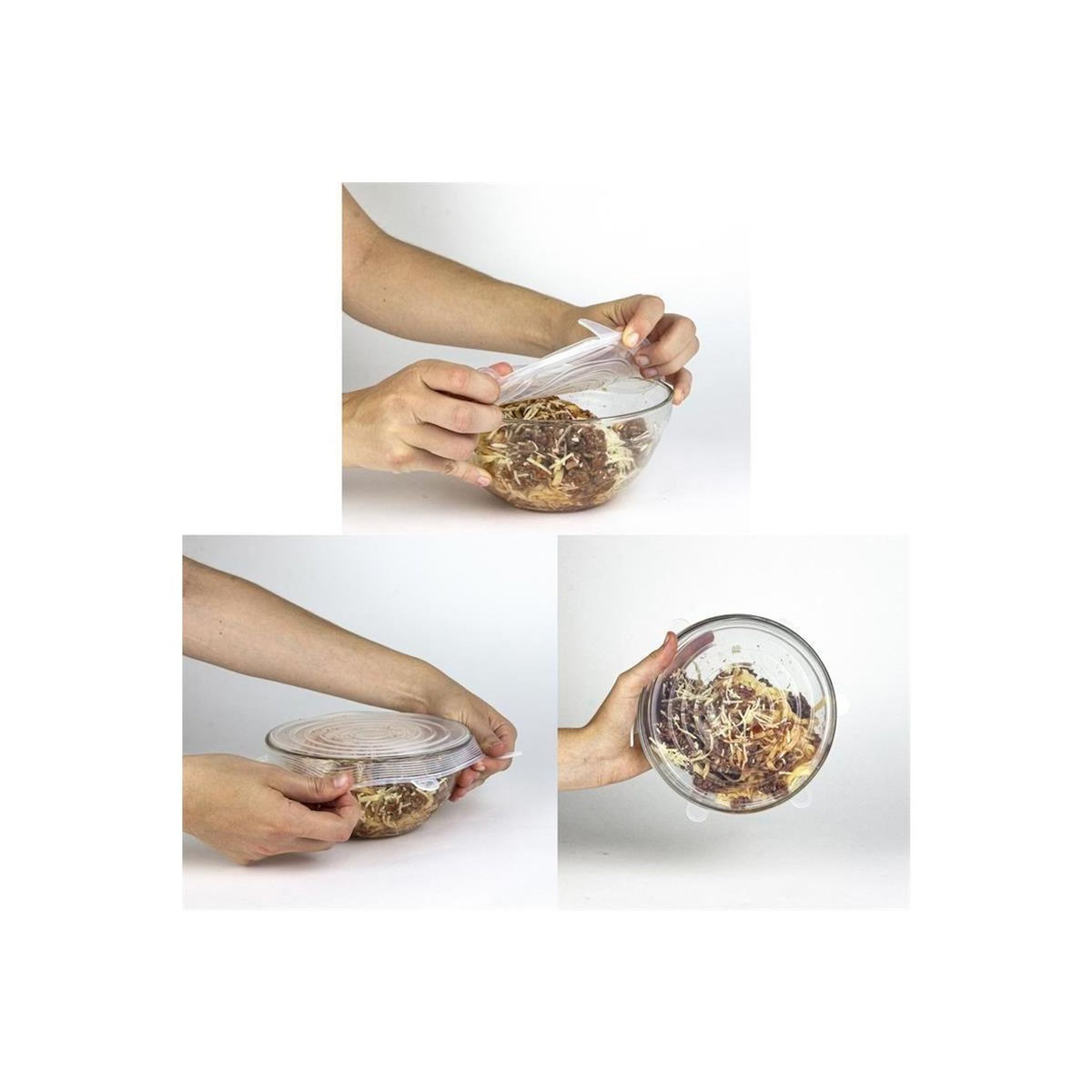 COOK CONCEPT Couvercle flexible silicone x3