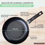 Voir la diapositive 6 : Fackelmann Poêle 30 cm aluminium revêtement céramique antiadhésif sans PFAS Fackelmann Brandao