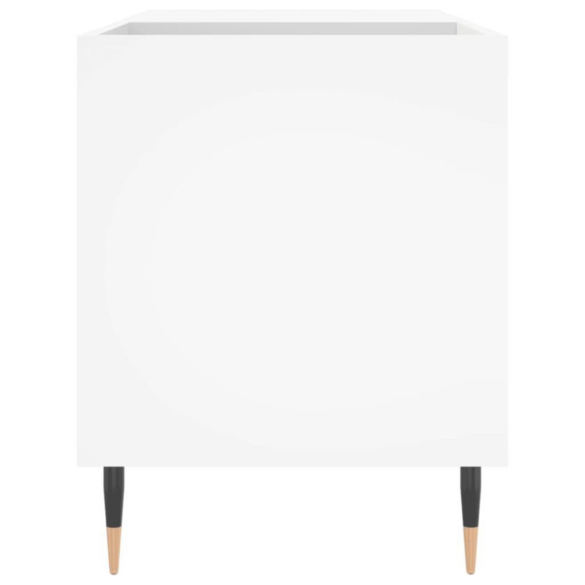 VIDAXL Armoire a disques blanc 85x38x48 cm bois d'ingenierie