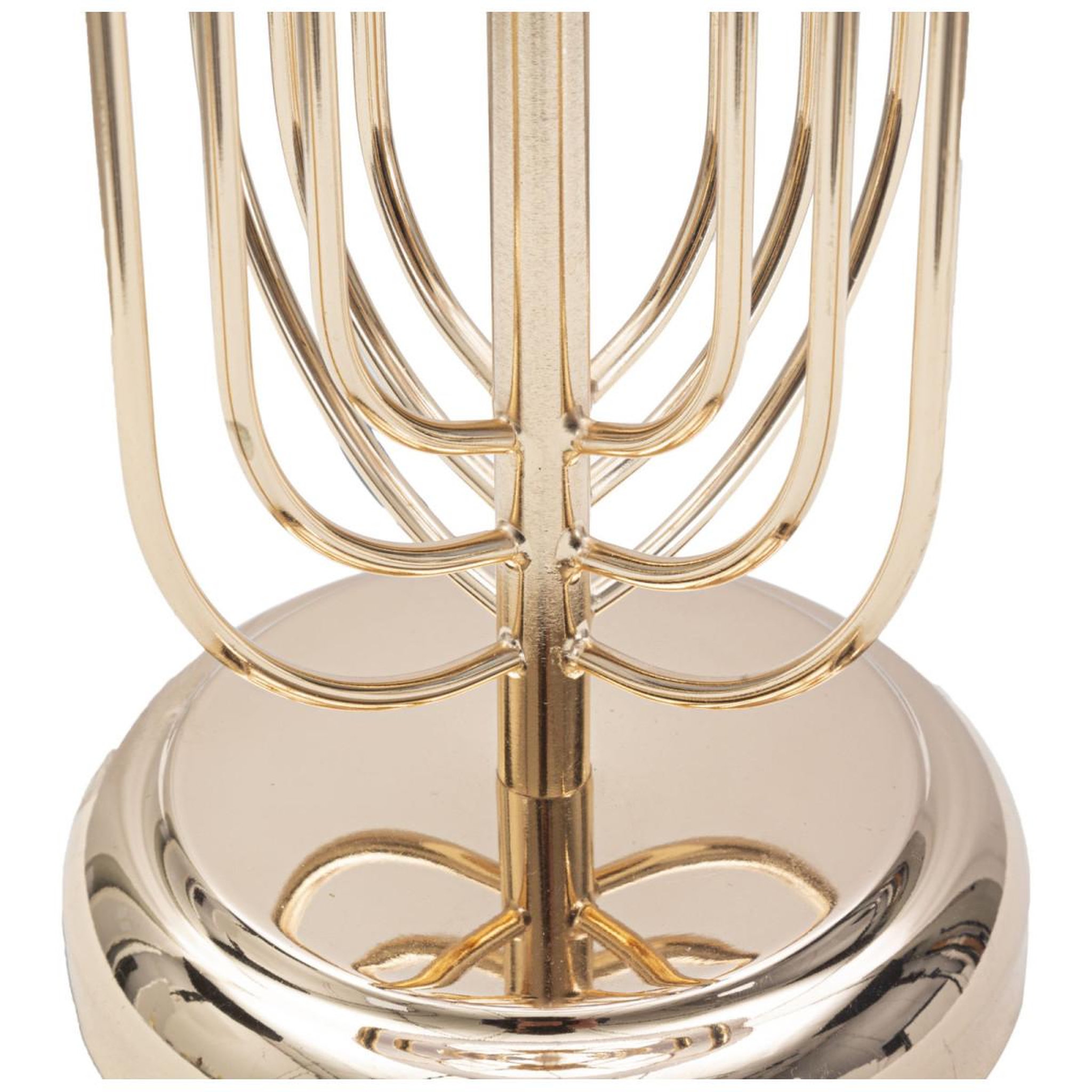 Voir la diapositive 4 : Paris Prix Lampe à poser design en métal  krista  55cm rose & or