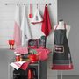 Voir la diapositive 3 : Paris Prix Gant & Manique en Coton  Au Bistrot  28cm Rouge
