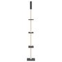 Voir la diapositive 4 : VIDAXL Arbre a chat du sol au plafond Gris fonce 267,5-297,5 cm