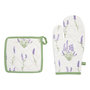 Voir la diapositive 1 : ATMOSPHERA Gant & Manique de Cuisine  Garrigue  32cm Blanc