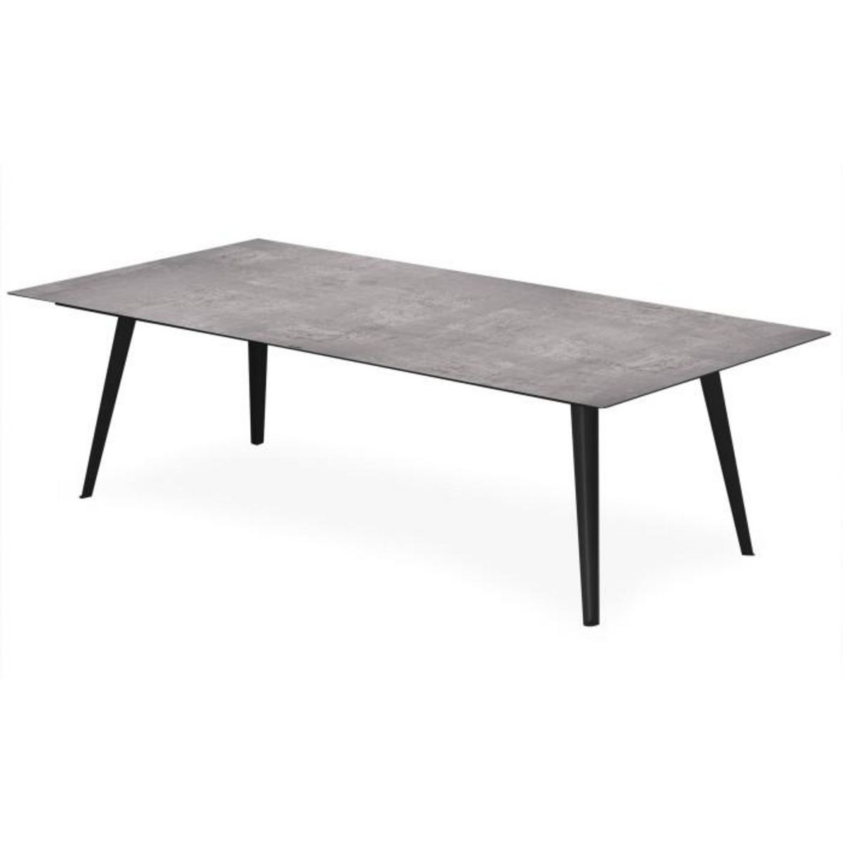 Paris Prix Table Basse 2 Covers  Texture  120cm Noir