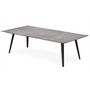 Voir la diapositive 2 : Paris Prix Table Basse 2 Covers  Texture  120cm Noir