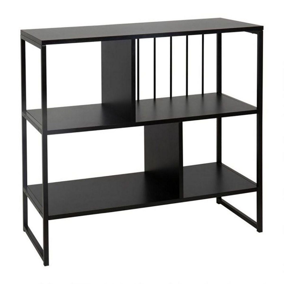 OSTARIA Étagère bois pieds métal Berlin