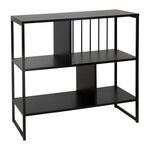 OSTARIA Étagère bois pieds métal Berlin