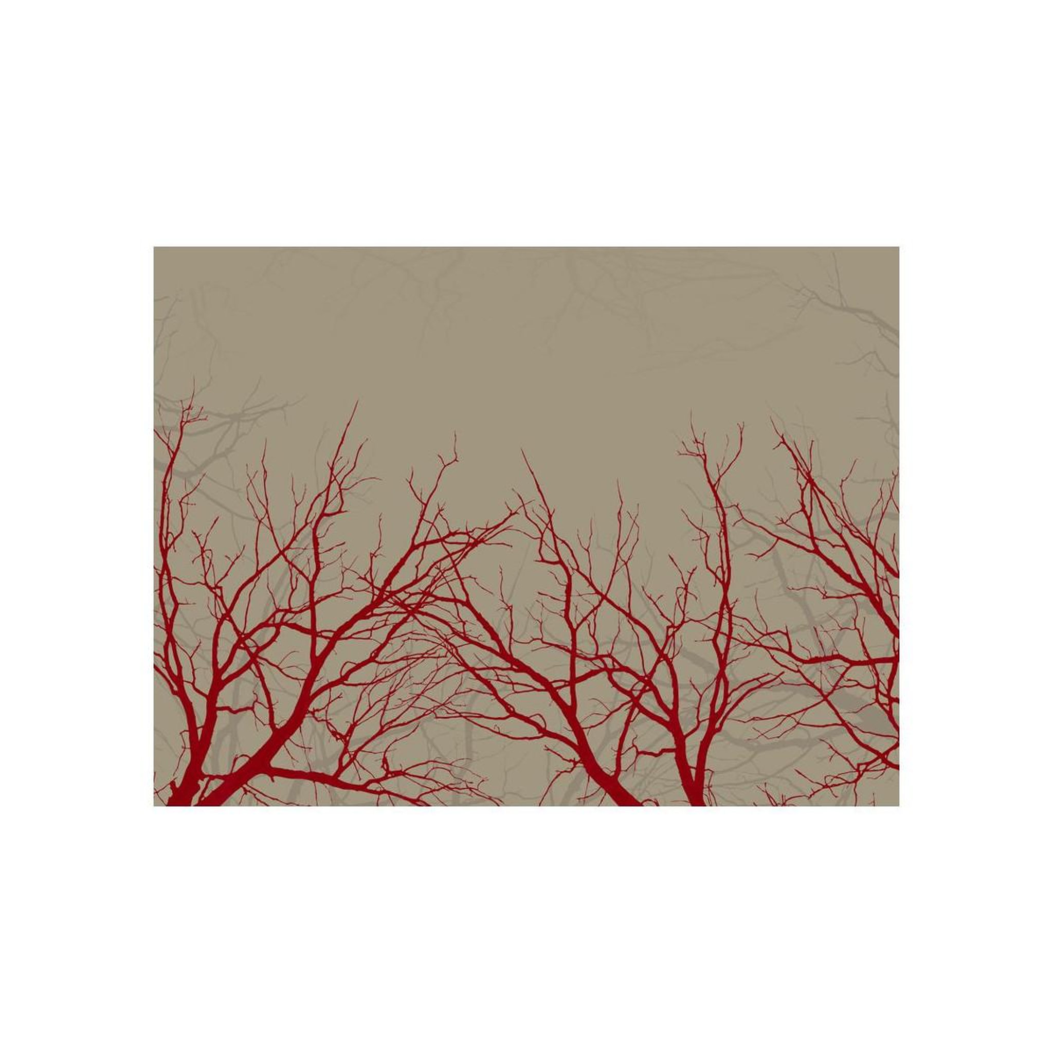 Voir la diapositive 2 : Paris Prix Papier Peint  Red Hot Branches