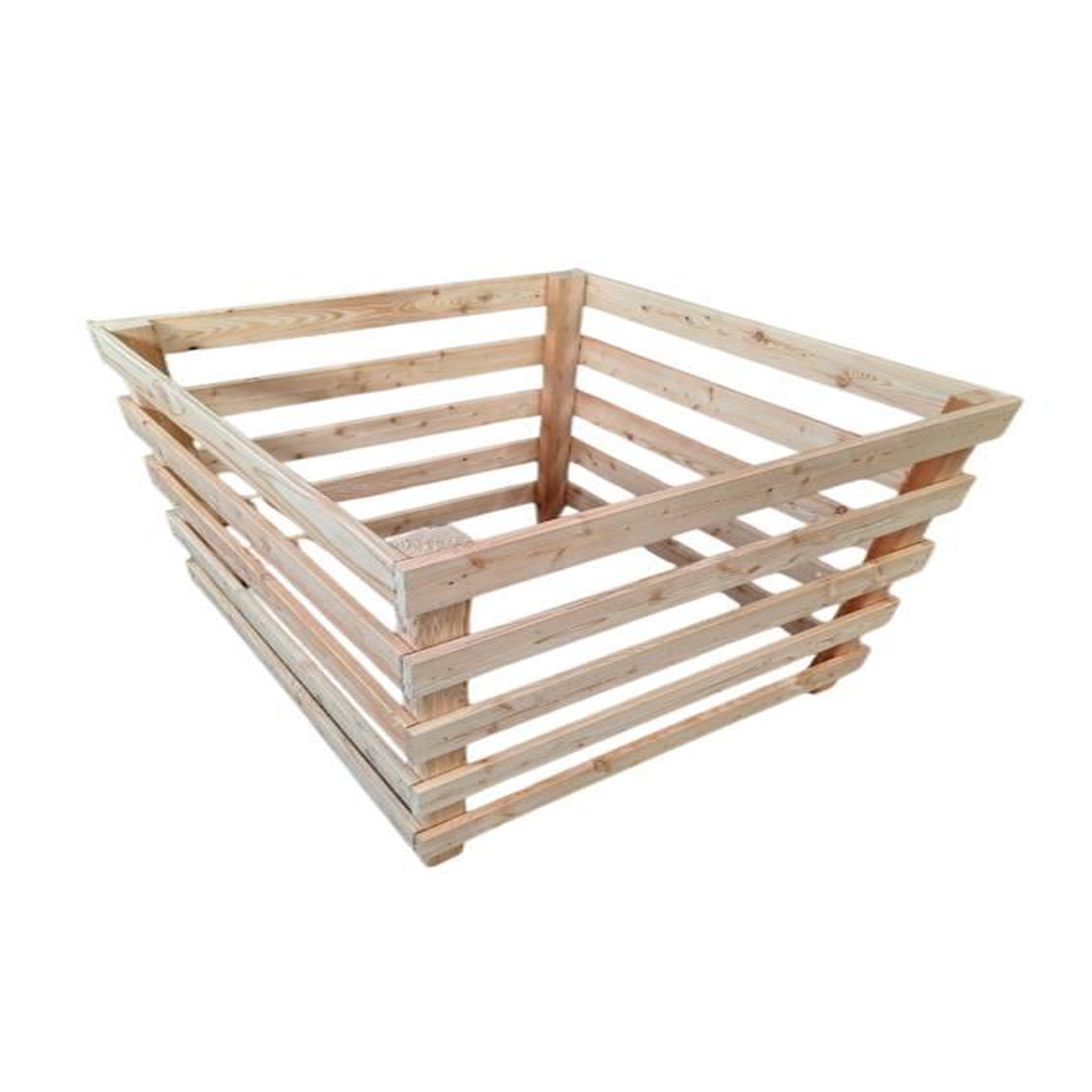 CENTRALE BRICO Composteur en mélèze - 950 x 950 x 900